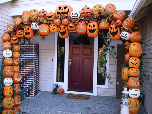 Multicolor Foam Jack O’Lantern Stacked Archway By: Logan Dennis