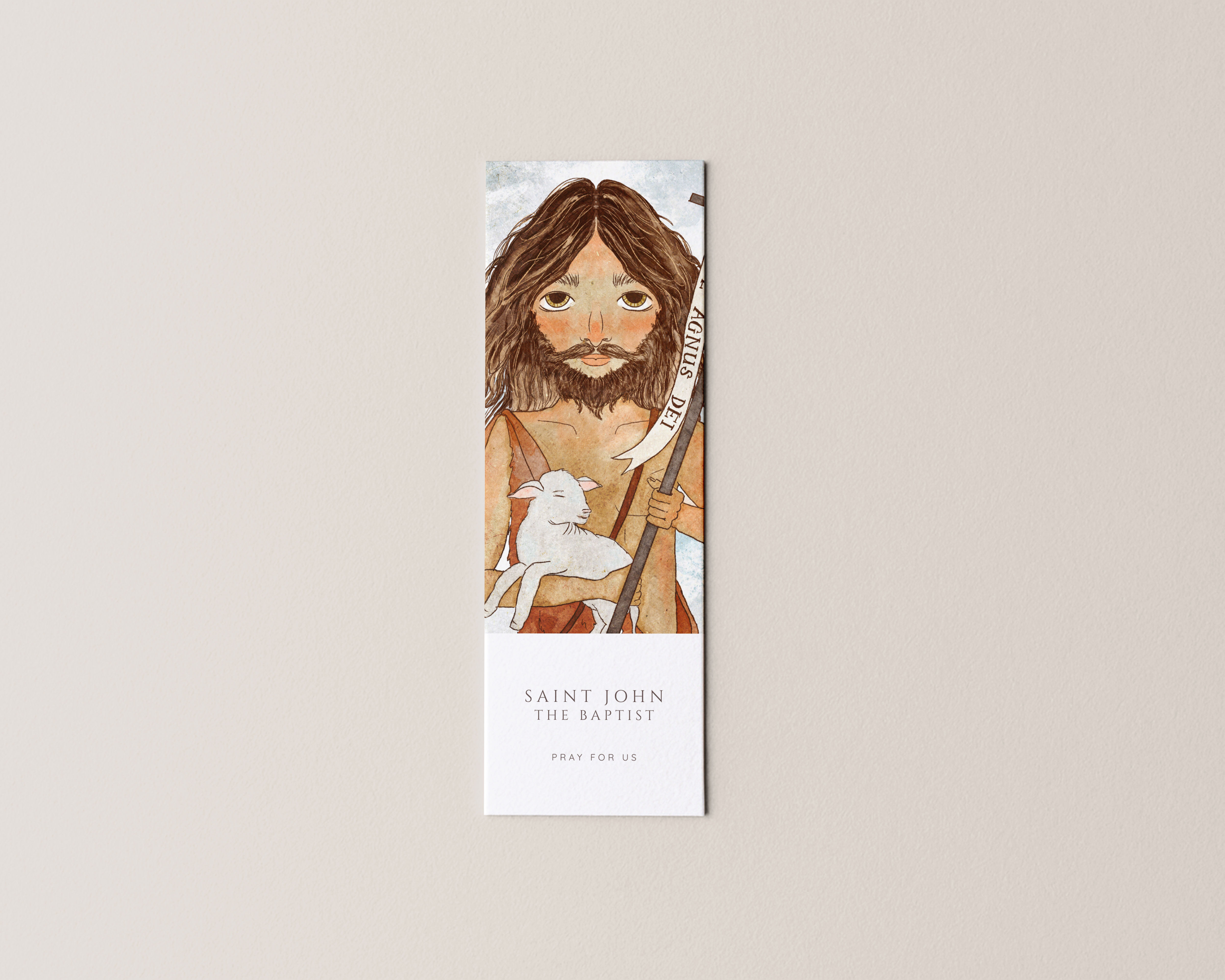 Saint John the Baptist bookmark