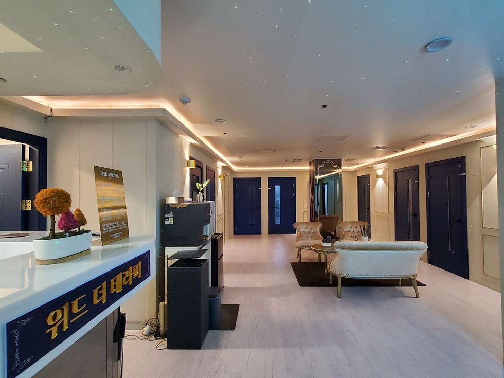 인천 마사지구인구직 위드더테라피 카운터 및 로비