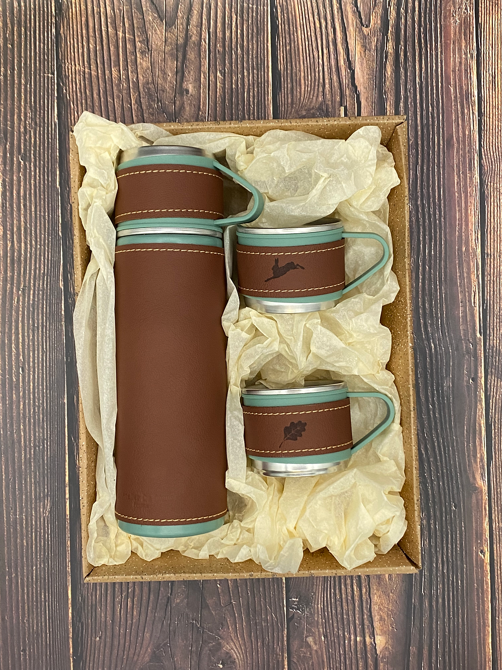 Miniature : set isotherme vert et marron