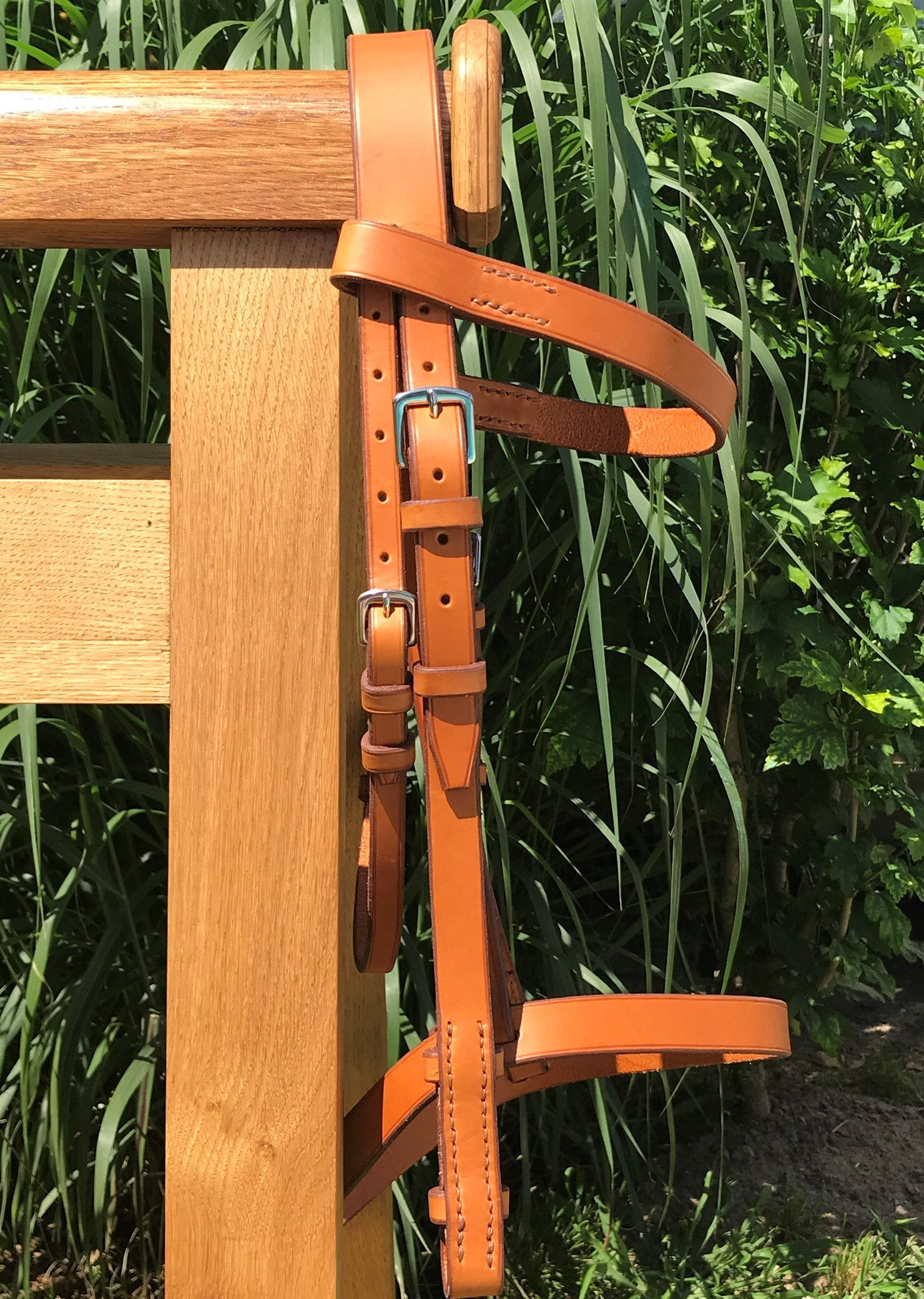 bridon en cuir sur mesure