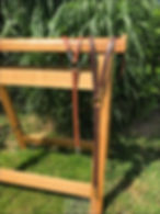 longe de chasse en cuir