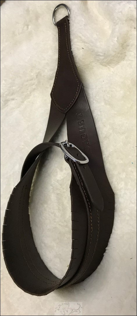 botte de limier en cuir