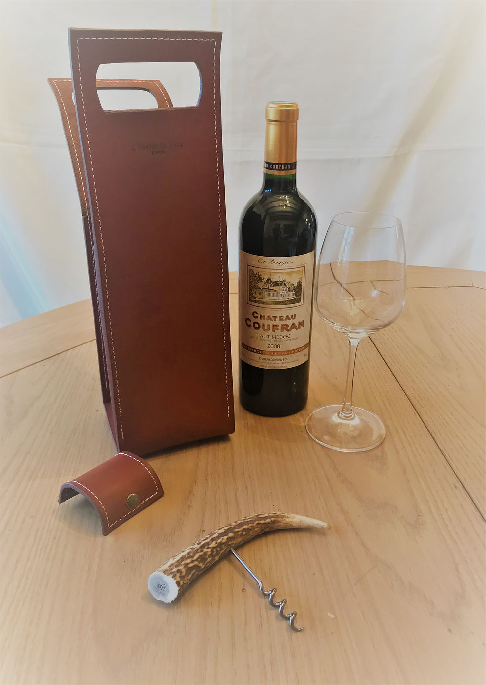 Miniatura: sac porte bouteille en cuir