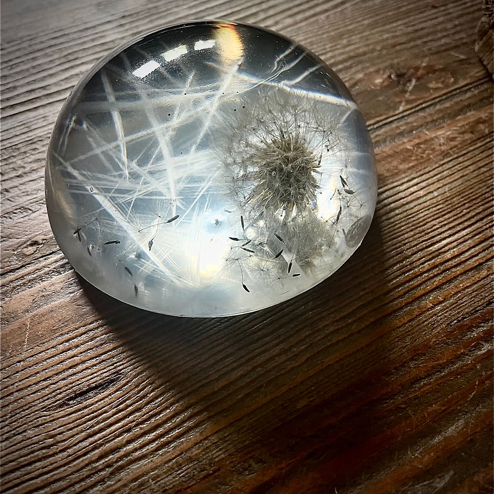 Thumbnail: “Dandelion Blown Away” Paperweight