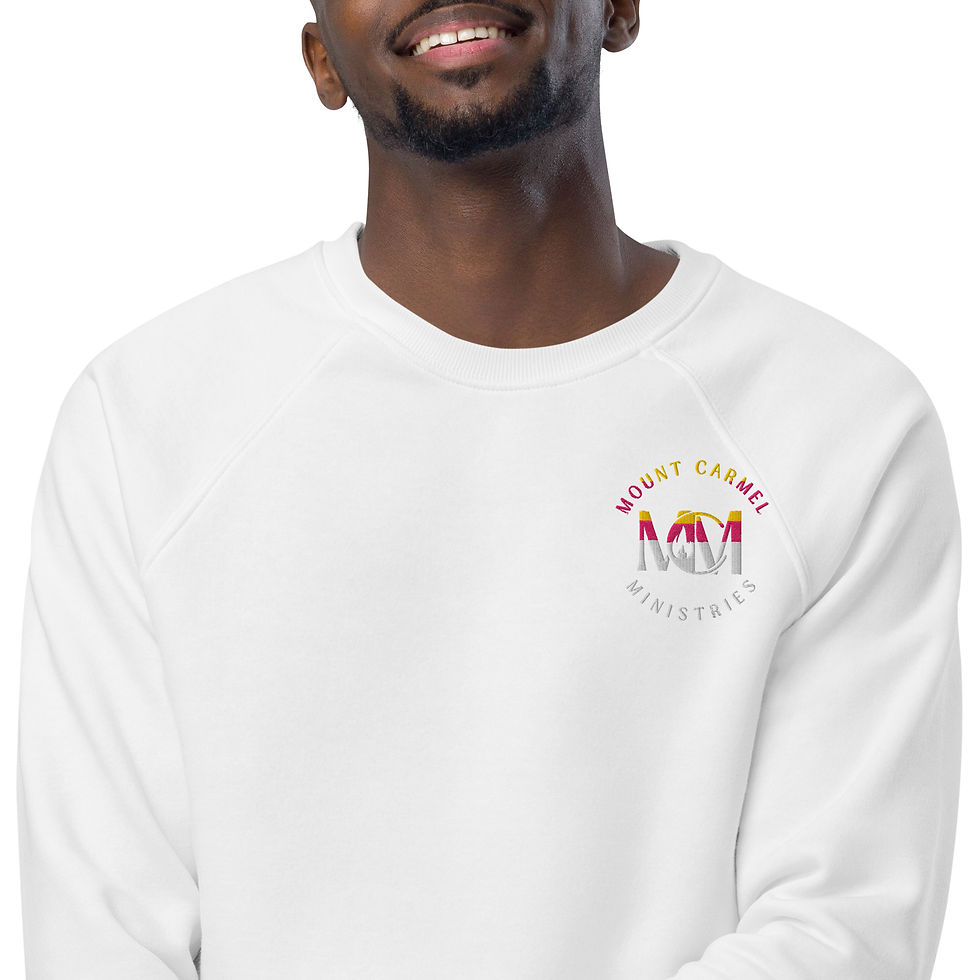 Thumbnail: Unisex organic raglan sweatshirt