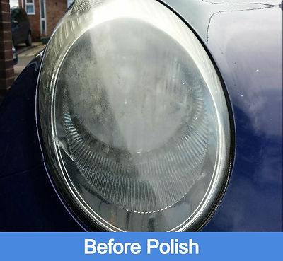 Headlamp Before Polishing