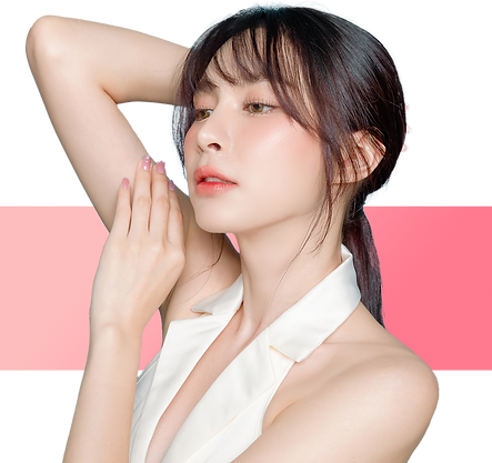 Model with smooth, plump skin illustrating the immediate hydration results from Fillmed needleless skin treatment