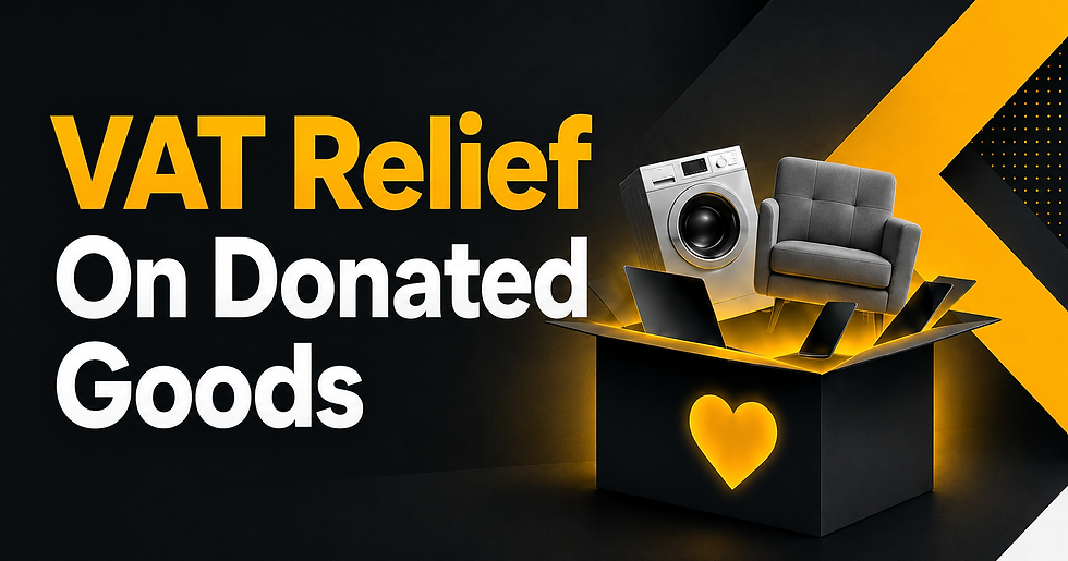 VAT Relief For Donated Goods