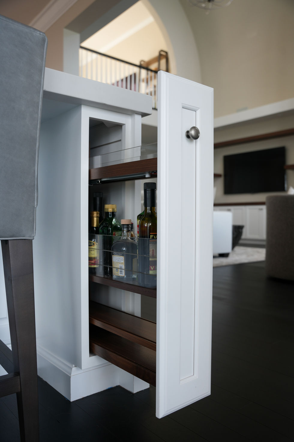 Pull out spice drawer