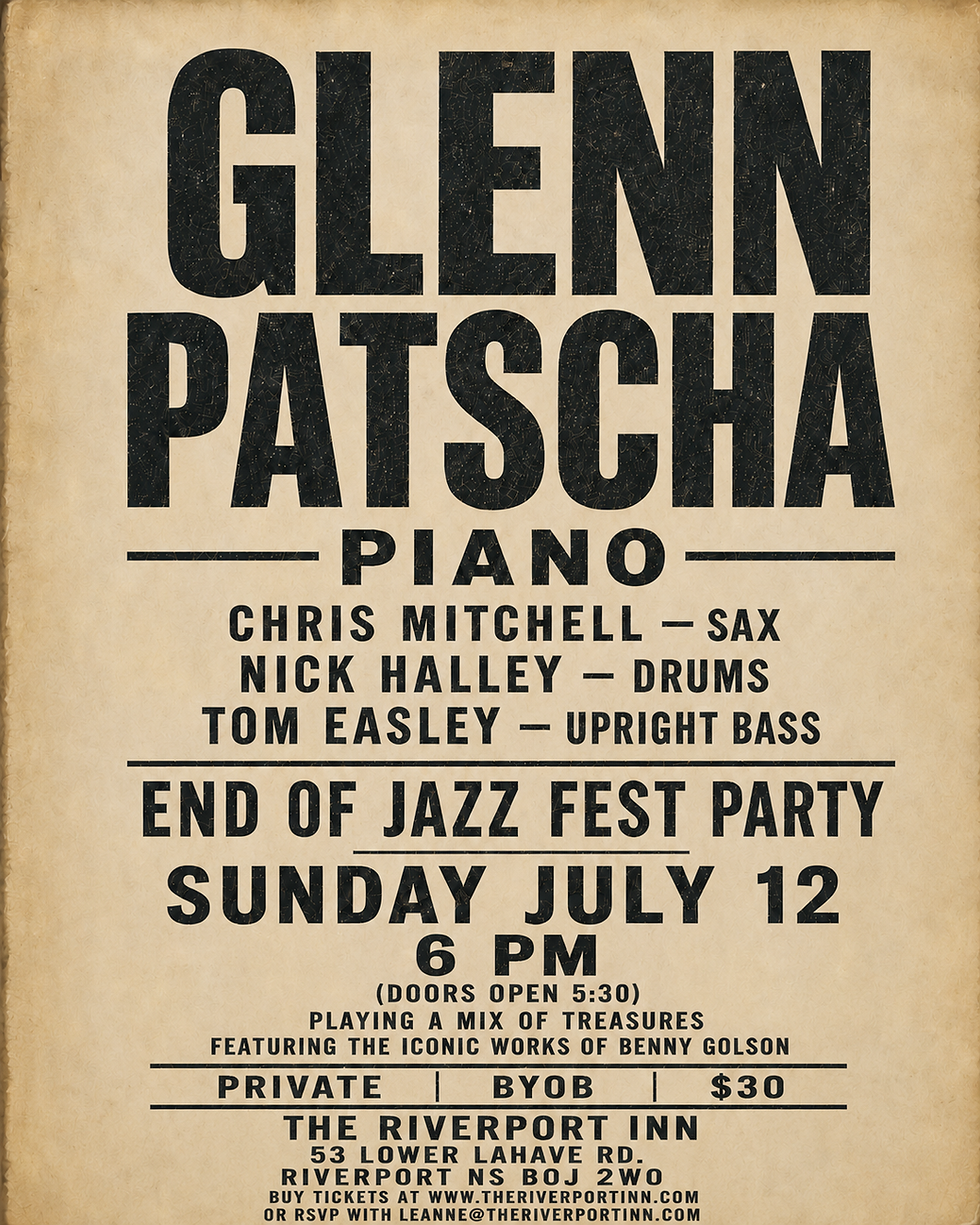Glenn Patscha & Gang - End of Jazz Fest Show - Featuring Benny Golson
