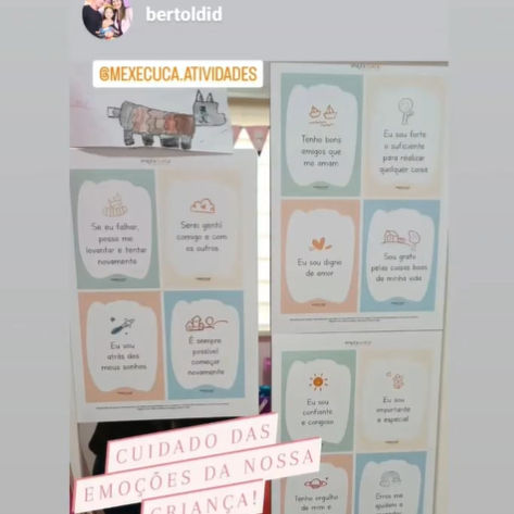 Miniatura: Cards de Afirmações Infantil - PDF