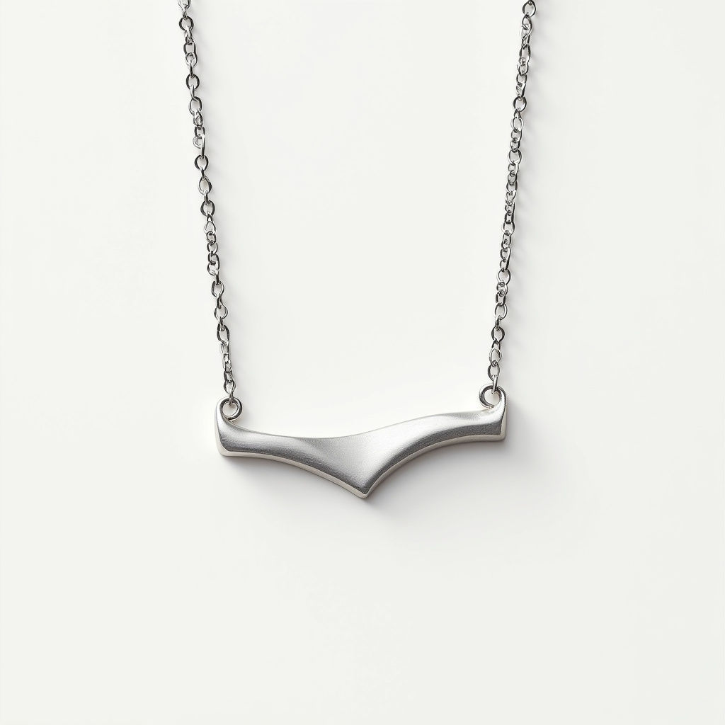 Sculptural Bar Necklace