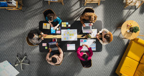 Birds Eye View of a Meeting