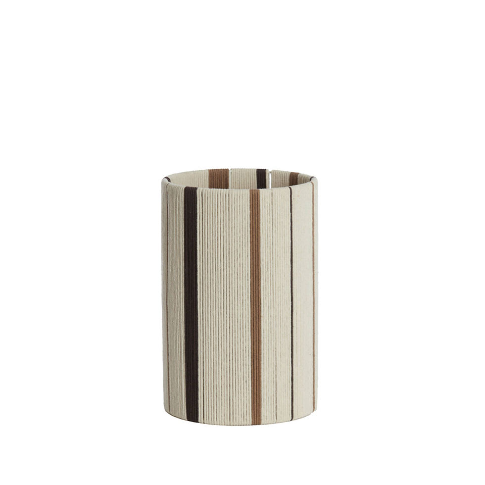 Thumbnail: Lamp Tiktok compleet bruin, 20x20x52cm
