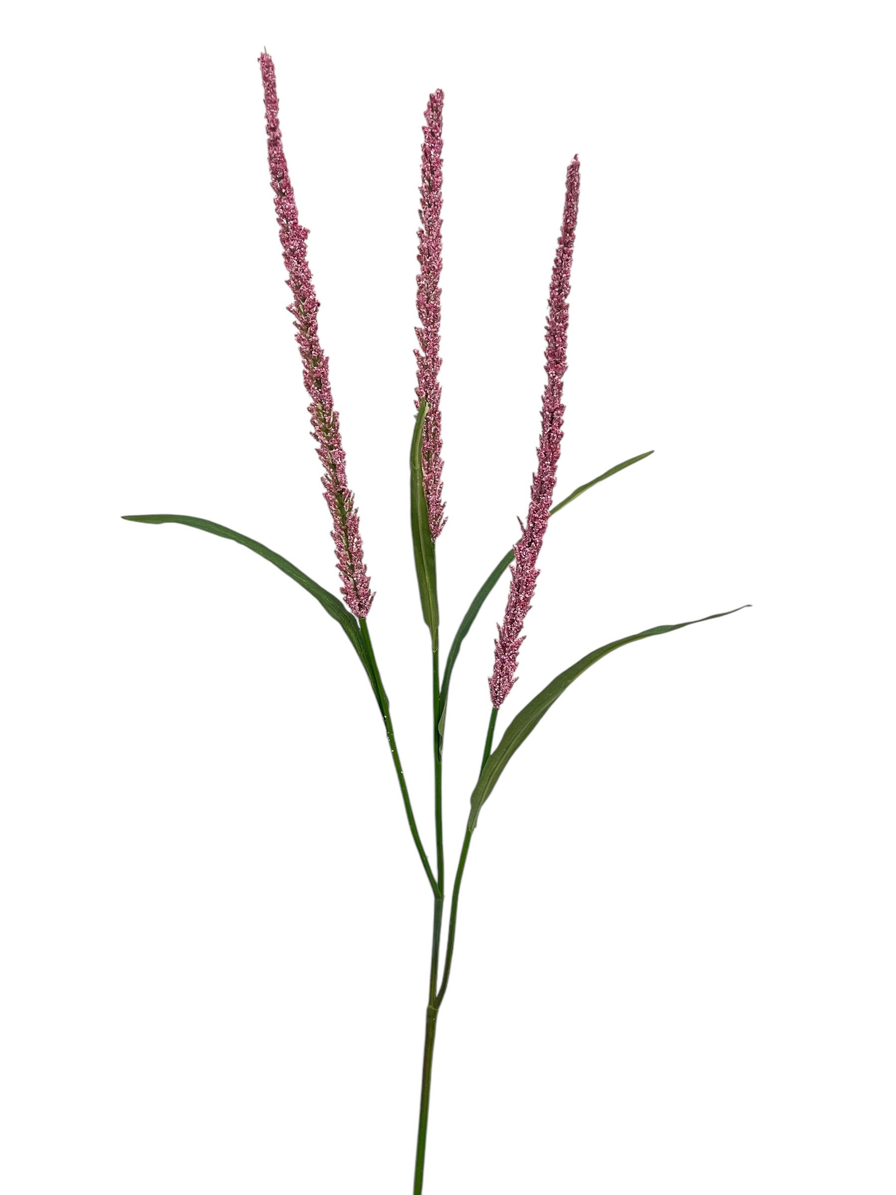 Kunsttak grass spray pink, 117cm