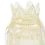 Thumbnail: Handgevormde vaas glas off white, 30x13cm