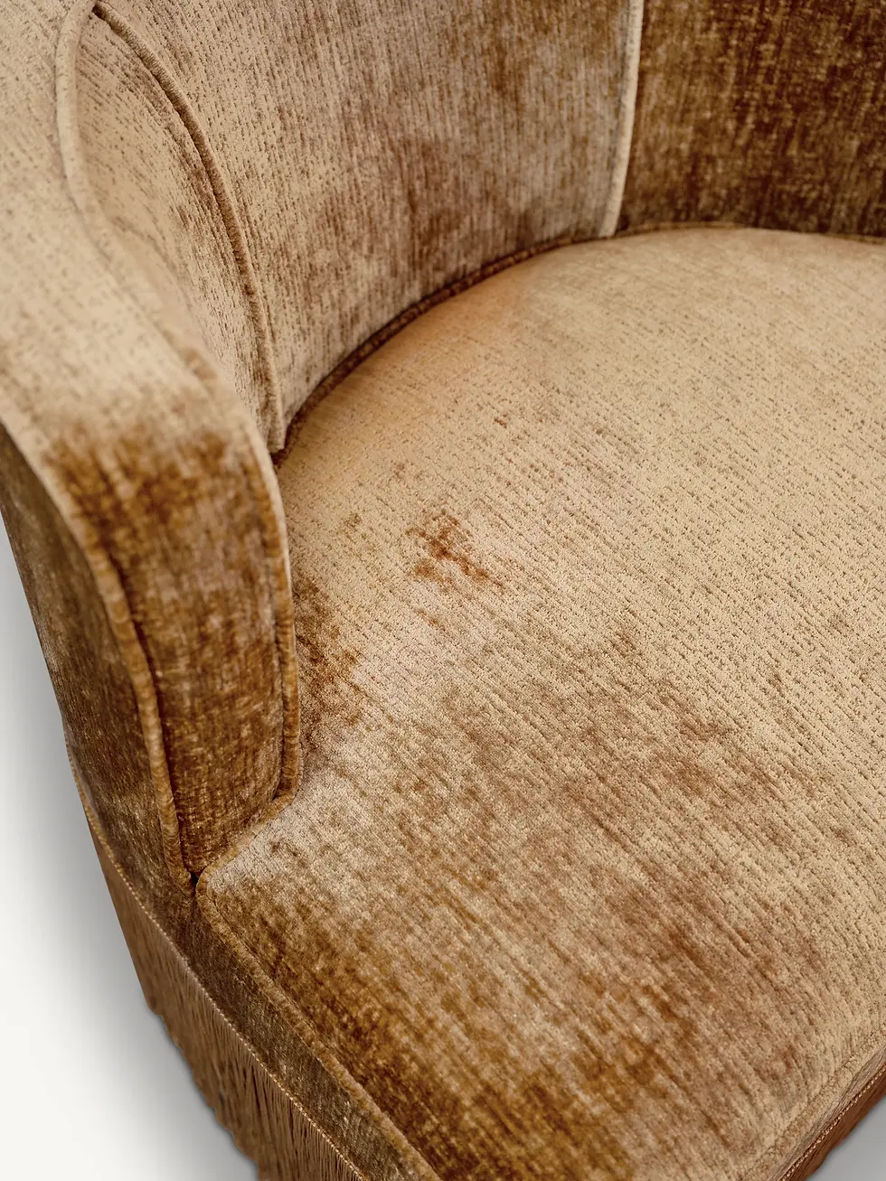 Thumbnail: Fauteuil VANESSA Warm Bruin, 81x72x76cm