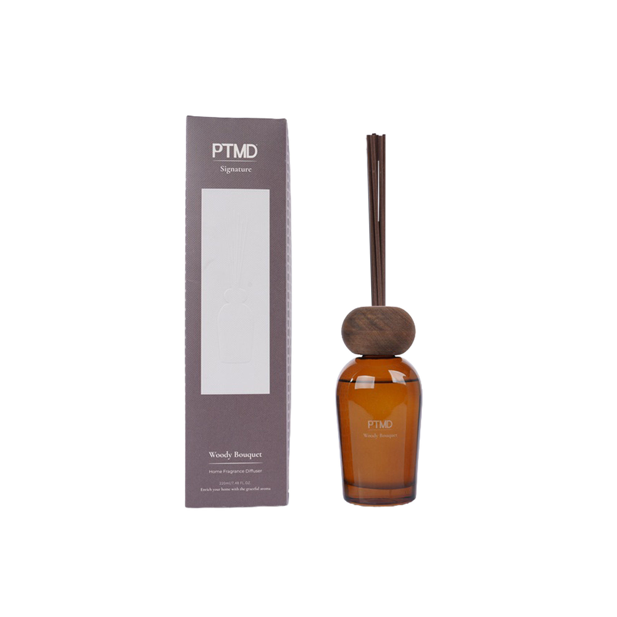 PTMD Signature Woody Bouquet sticks 220ml, 7.5x7.5x29cm