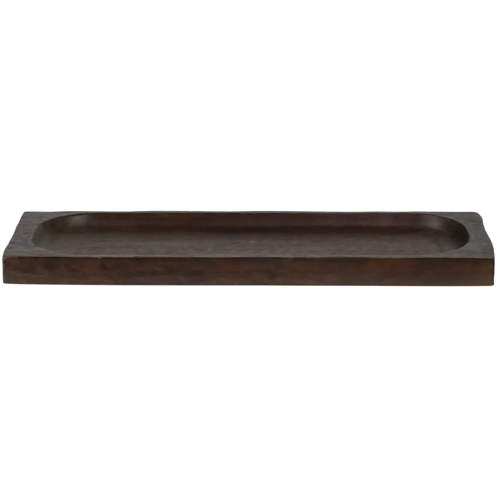 Thumbnail: Josie dienblad mangohout bruin, 5x81x30cm