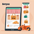 E-Commerce with the caption _Benyas_ written on it..jpg