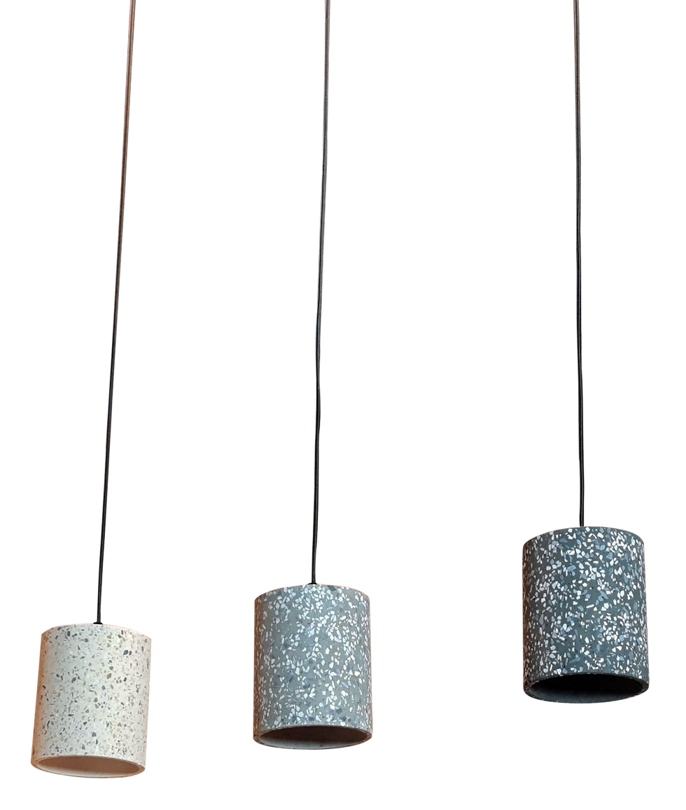 תלוי אלול טראצו לנורת E27 לבן/אפור/שחור