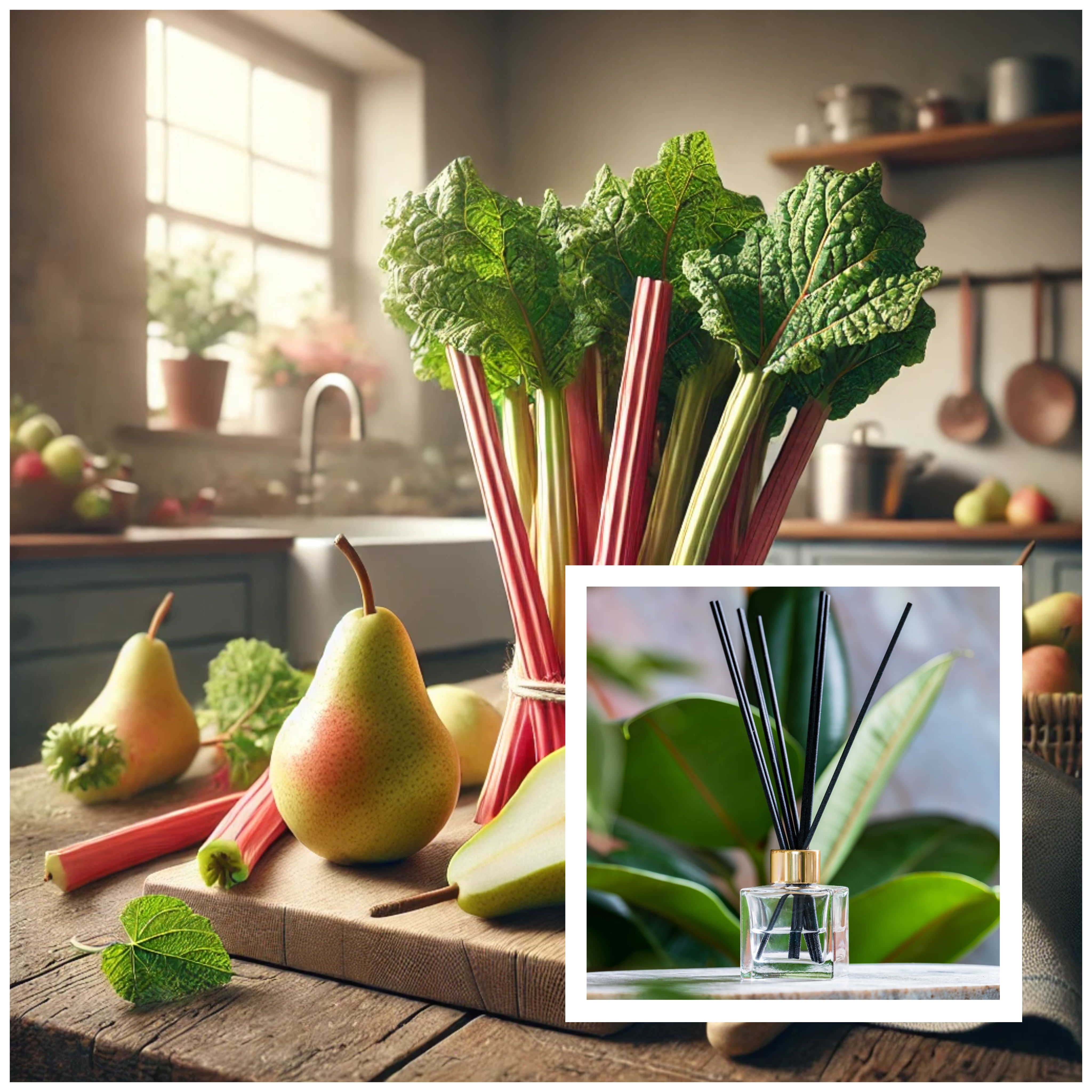 Reed Diffuser - Rhubabrb and pear