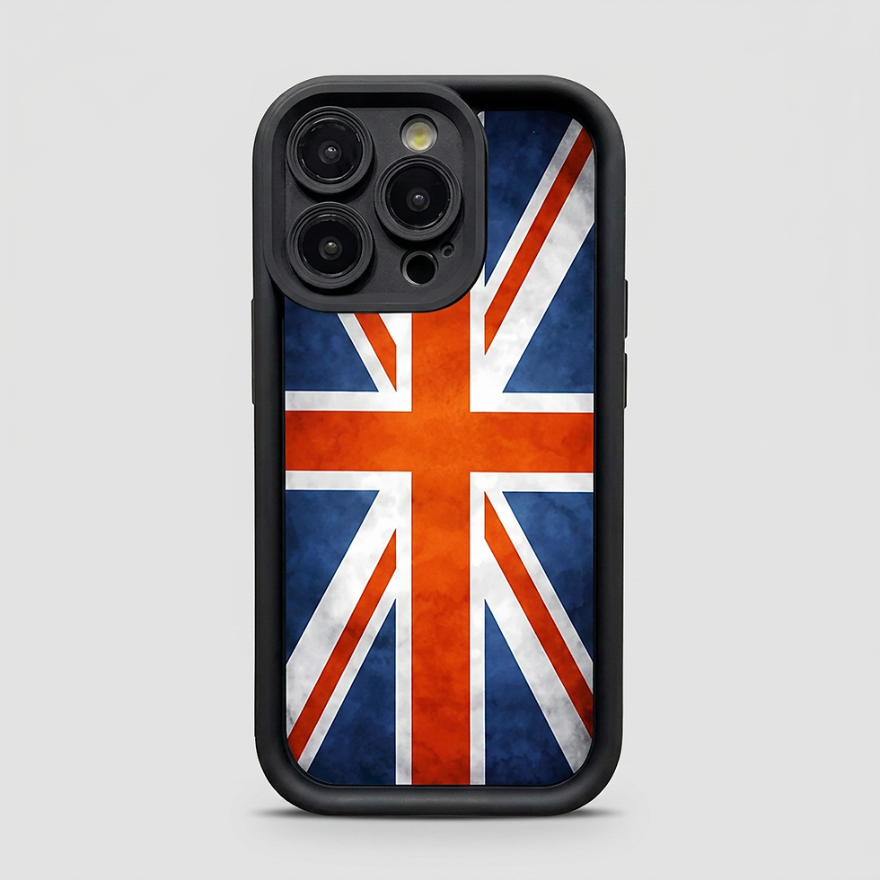 Thumbnail: Union Jack Flag Heavy-Duty Protective Phone Case