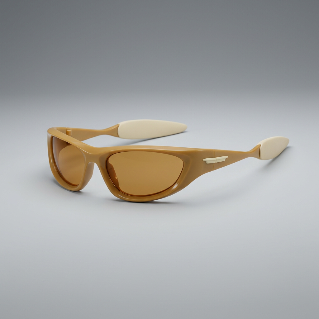 Cyber Sonic Wrap-Around Sunglasses - Futuristic Edition