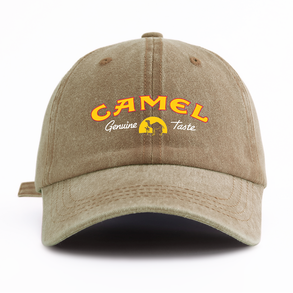 Thumbnail: CAMEL 'Genuine Taste' Vintage Washed Cap