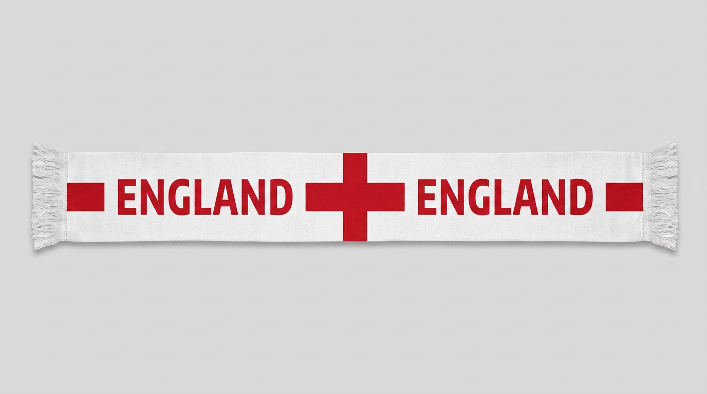 England Supporter Football Scarf