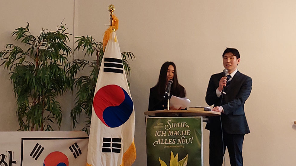 Yuri Marthe와 이양환, 독일어 공동 사회, Hamburg Korean community Samiljeol