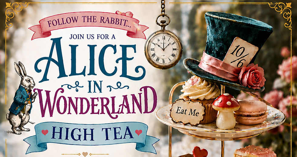 Alice in Wonderland High Tea