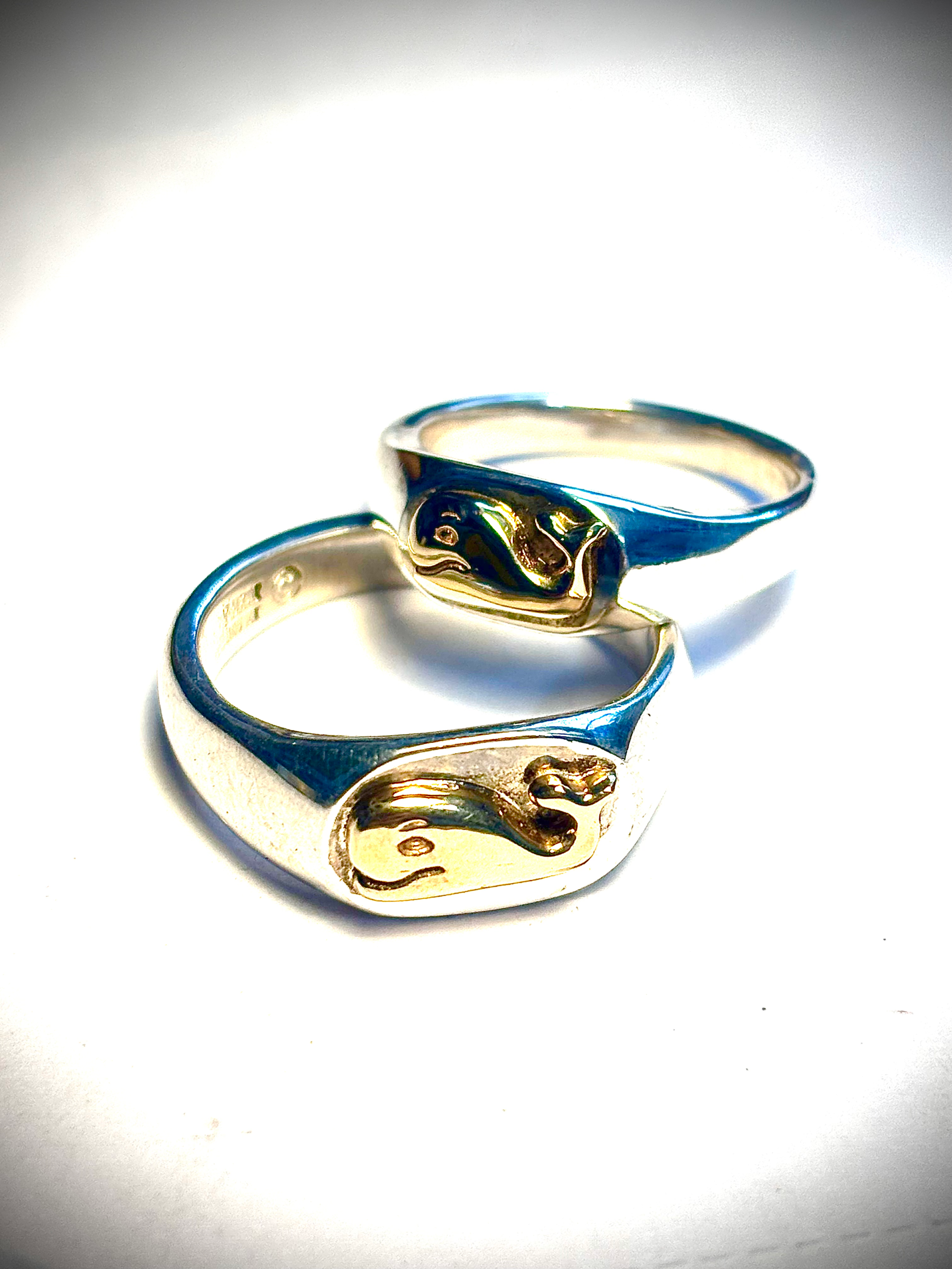 Happy Whale rings