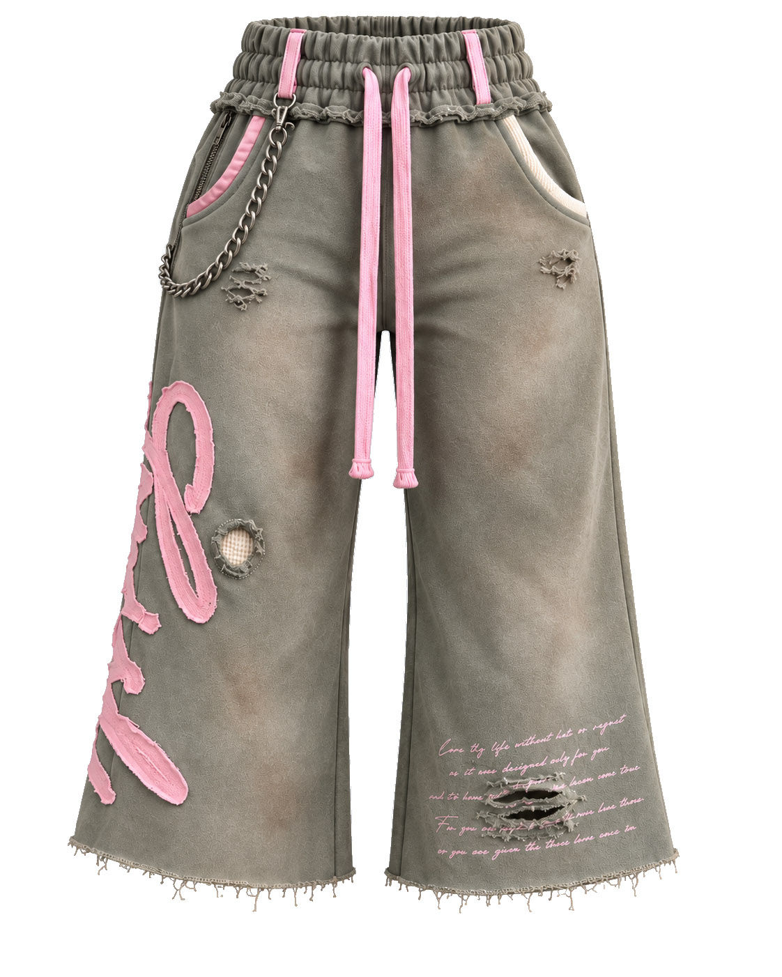 Sage Lotus signature cropped pant (Pre-order)