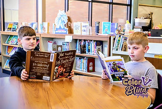 Vermilion children reading
