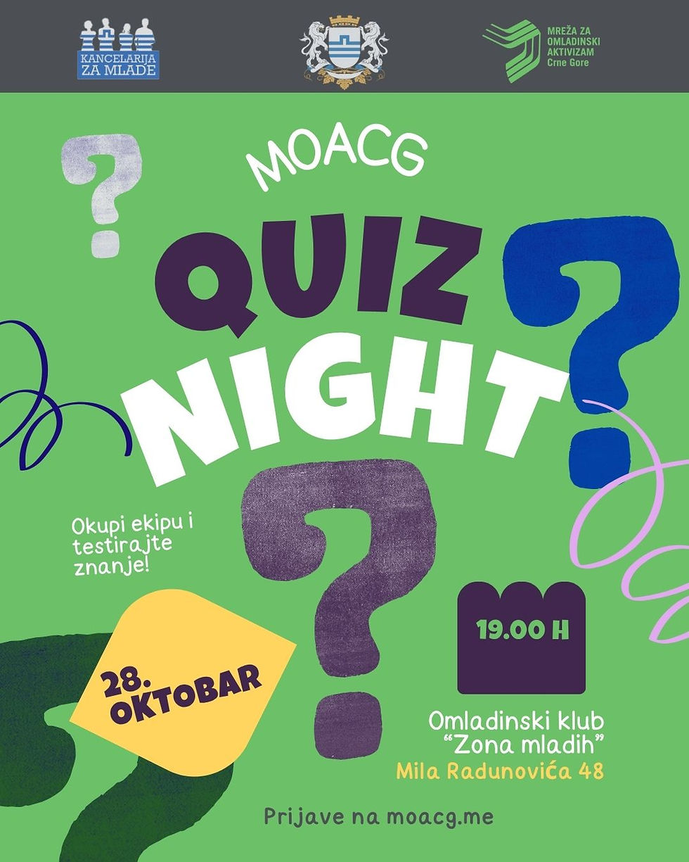 QUIZ NIGHT – pokaži šta znaš!