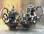 Image of a Sterling Silver Tea Searvice