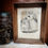 Thumbnail: Vintage Godey's Americanized Paris Fashions print in vintage frame