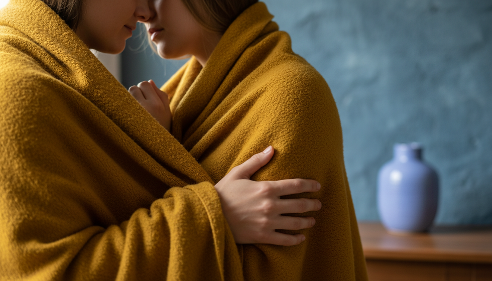 A warm hug in a blanket