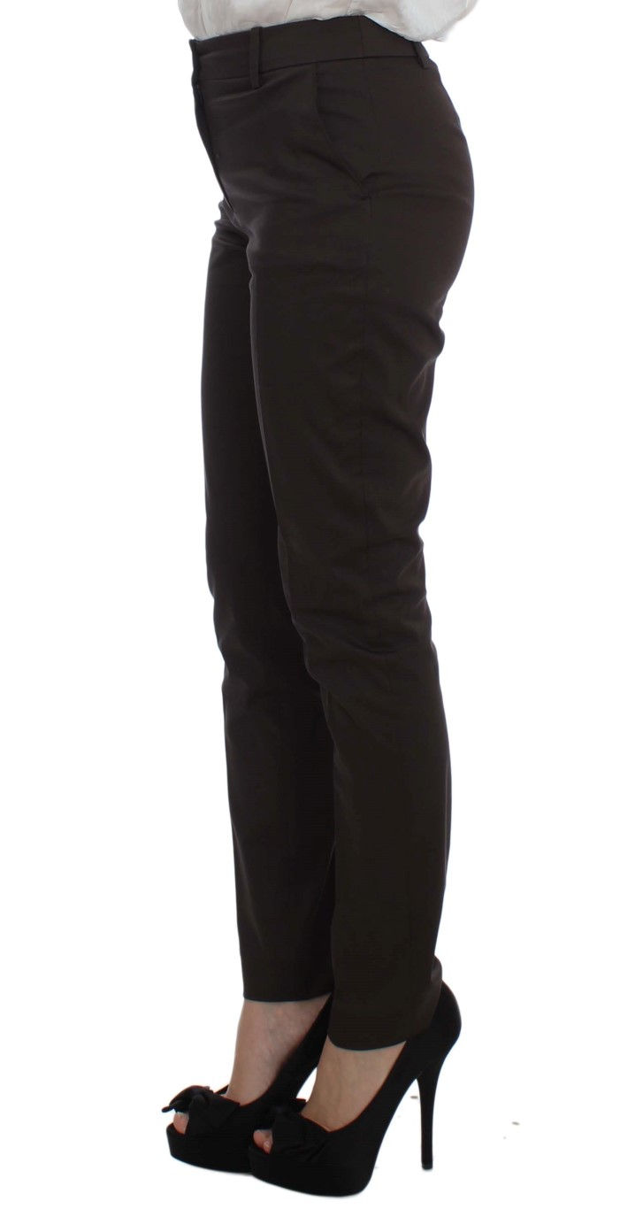 Thumbnail: Exte Brown Stretch Two Button Suit