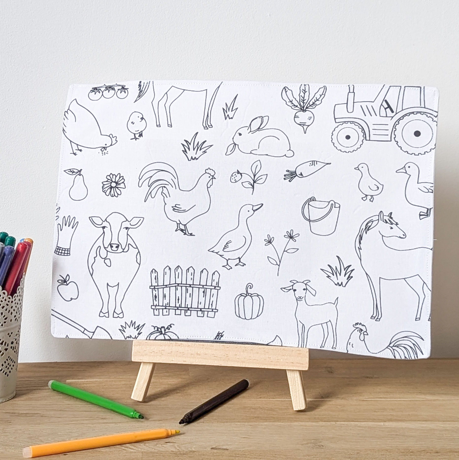 Set à colorier Ferme