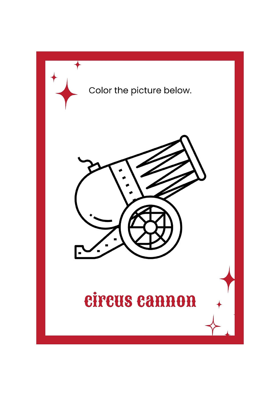 Miniatura: Circus - Figurinhas para Pintar