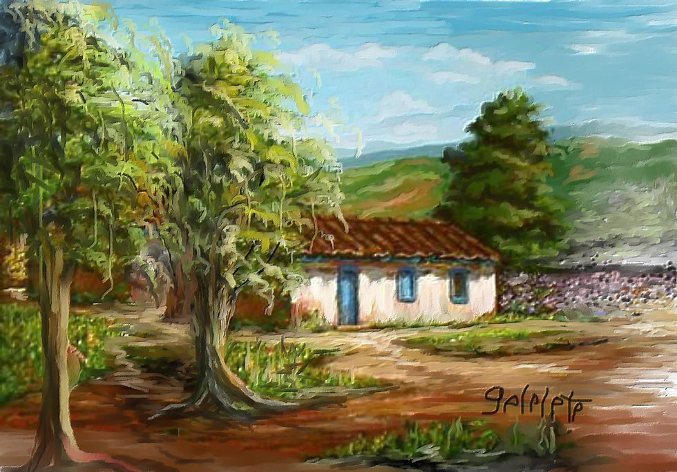 Miniatura: Miniquadro Decorativo 15x10cm ... Exposto num Tripé