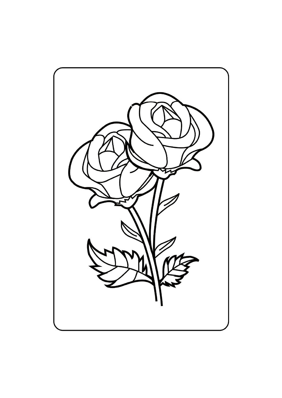 Miniatura: Flores - Figurinhas para Pintar