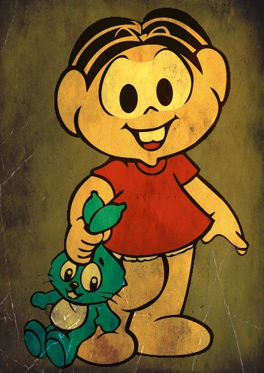 Miniatura: - Personagem Infantil - Turma da Mônica