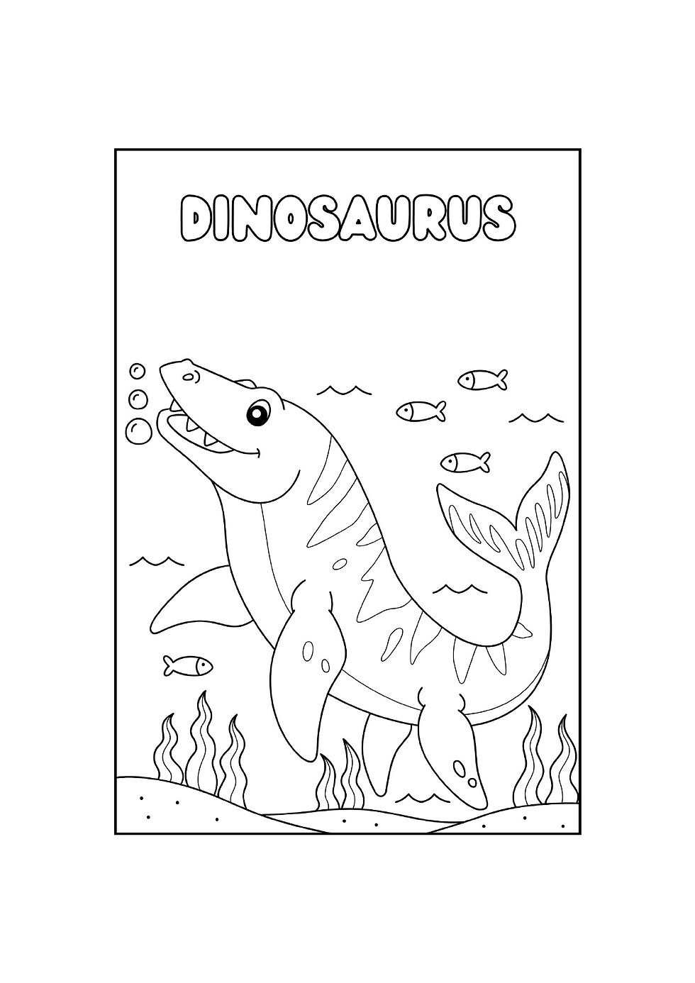 Miniatura: Dinosaurus - Figurinhas para Pintar