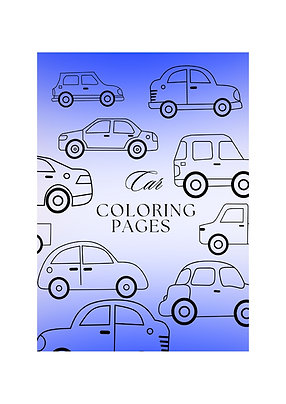 Carro_Figurinhas para Pintar