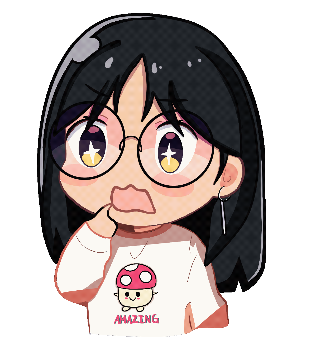 Chibi blinking