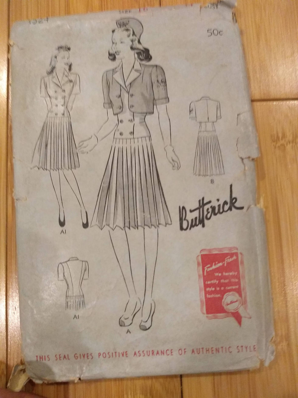 Look What I Found - 1940s Butterick Pattern